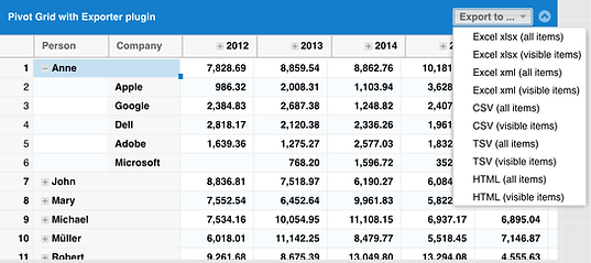 Grid Exporter